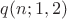 $q(n;1,2)$