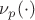 $\nu_p(\cdot)$