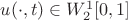 $u(\cdot,t)\in W_2^1[0,1]$