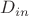 $D_{in}$