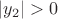 $|y_2| > 0$