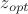 $z_{opt}$
