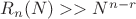 $R_n(N)>> N^{n-r}$