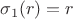 $\sigma_1(r)=r$