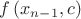 $f\left(x_{n-1},c\right)$