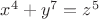 $x^4+y^7=z^5$