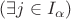 $(\exists j\in I_{\alpha})$