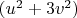 $(u^2+3v^2)$