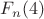 $F_n(4)$
