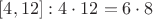 $[4,12]: 4\cdot12=6\cdot8$