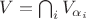 $V=\bigcap_i V_{\alpha_i}$
