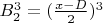 $B_2^3  = (\frac{x-D}{2})^3$