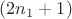 $(2n_1+1)$