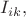 $I_{ik},$