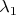 $\lambda_{1}$