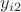 $y_{i2}$ $y_{i2}$