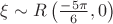$\xi \sim R\left( \frac{-5\pi}{6},0  \right)$
