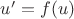 $u'=f(u)$