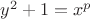 $y^2+1=x^p$