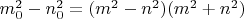 $m_0^2-n_0^2=(m^2-n^2)(m^2+n^2)$