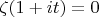 \zeta(1+it)=0