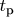 $t_{\text{р}}$