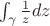 $\int_{\gamma} \frac{1}{z} dz$