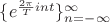 $\{e^{\frac{2\pi}{T}int}\}_{n=-\infty}^{\infty}$