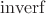 $\operatorname{inverf}$