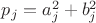 $p_j=a_j^2+b_j^2$