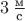 $3\,\frac{\text м}{\text с}$