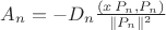 $A_n=-D_n\frac{(x\,P_n,P_n)}{\|P_n\|^2}$