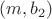 $(m,b_2)$