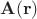 $\mathbf A(\mathbf r)$