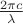 $\frac {2 \pi c} {\lambda}$