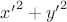${x'}^2+{y'}^2$ ${x'}^2+{y'}^2$