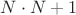 $N \cdot N+1$ $N \cdot N+1$