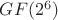 $GF(2^6)$