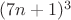 $(7n+1)^3$ $(7n+1)^3$