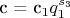 c = c_1q_1^{s_3}