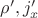 $\rho',j_x'$
