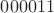 $000011$