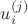 $u_i^{(j)}$