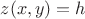 $z(x,y)=h$