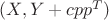 $(X, Y+cpp^T)$