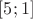 $[5;1]$
