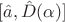 $[\hat a,\hat D(\alpha)]$