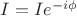 $I = Ie^{-i\phi}$ $I = Ie^{-i\phi}$