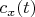 $c_x(t)$