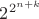 $2^{2^{n+k}}$